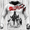 Godzilla All Over Print Hoodie - Eastern Style 3D Art Pullover Hoodie With Pocket