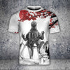 Godzilla All Over Print T-shirt - Eastern Style 3D Art Crewneck Tee