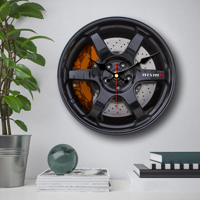 Nissan Skyline Wheels Wall Clock