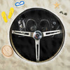 Camaro Steering Wheel Art Beach Towel