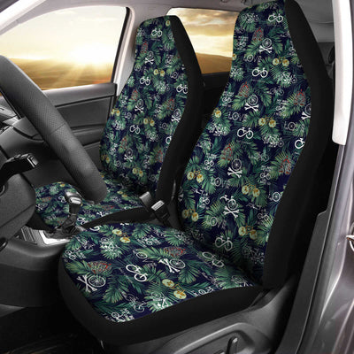 Bicycling Art Car Seat Cover