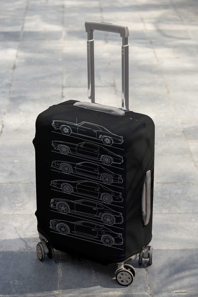 Camaro Collection Silhouette Art Luggage Cover