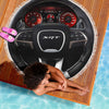 Challenger Steering Wheel Art Beach Towel