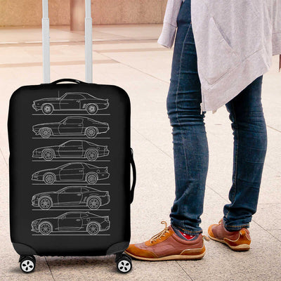 Camaro Collection Silhouette Art Luggage Cover