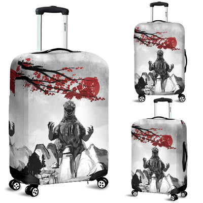 Godzilla Collection Art Luggage Cover