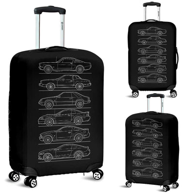 Mustang Collection Silhouette Art Luggage Cover