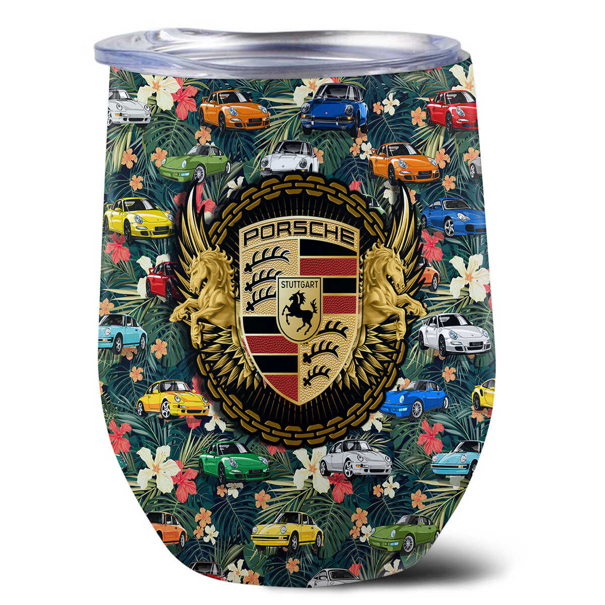 911 Hawaiian Wine Tumbler - Stainless Steel Vacuum Insulated Wine Tumbler For 911 Fans