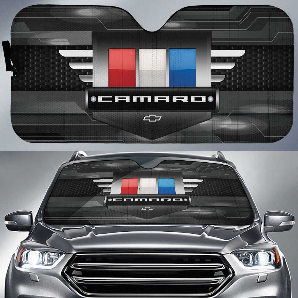 Camaro Windshield Sun Shade - Camaro Art Foldable Car Sun Visor