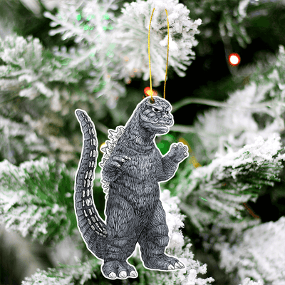Godzilla Christmas Tree Decoration Hanging Ornament Set