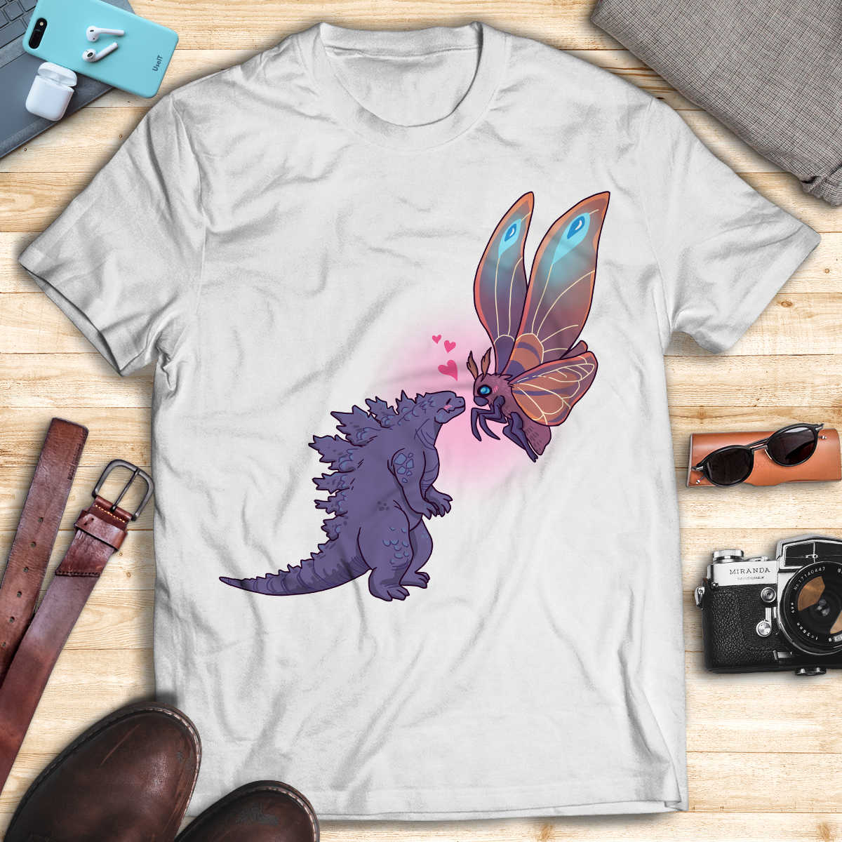 Godzilla & Mothra v2 T-shirt