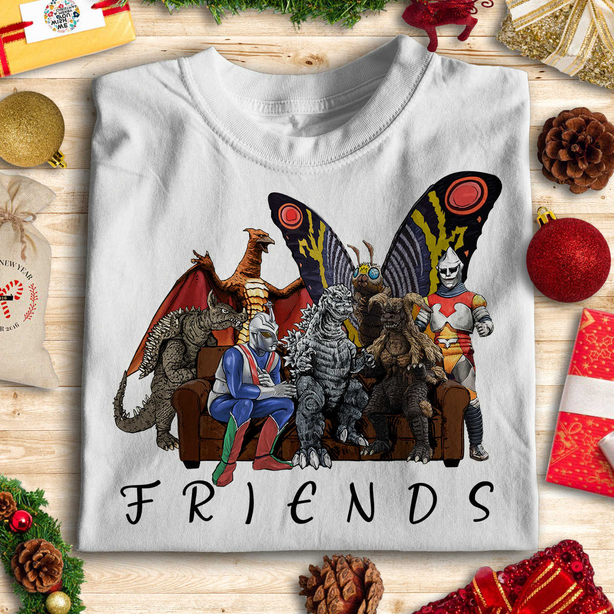 Godzilla and Friends T-shirt V.2