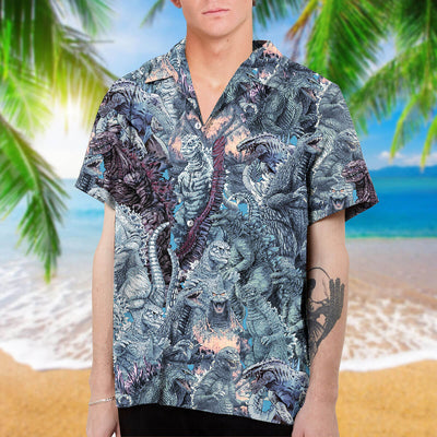 Godzilla New Collection Art Hawaiian Shirt v.2
