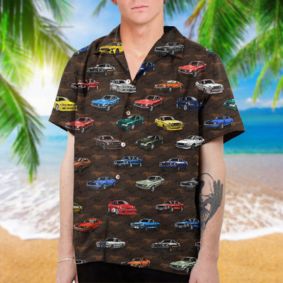 Stang Collection Art Hawaiian Shirt and Beach Short