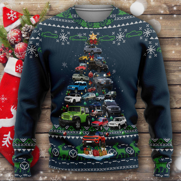 Jeep cherokee hot sale christmas sweater