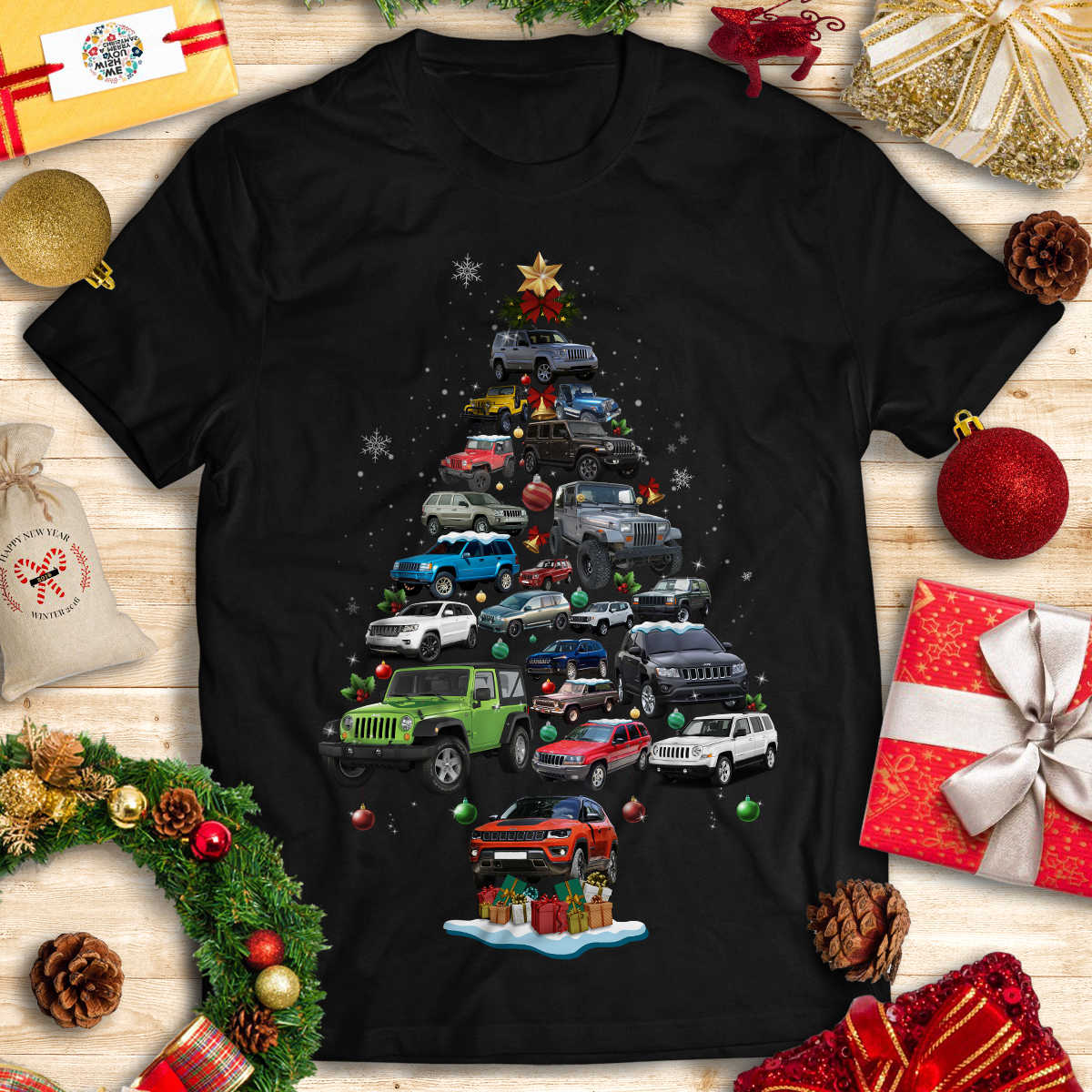 Jeep Christmas T-shirt