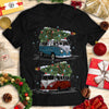 Kombi Carrying Christmas Trees T-shirt