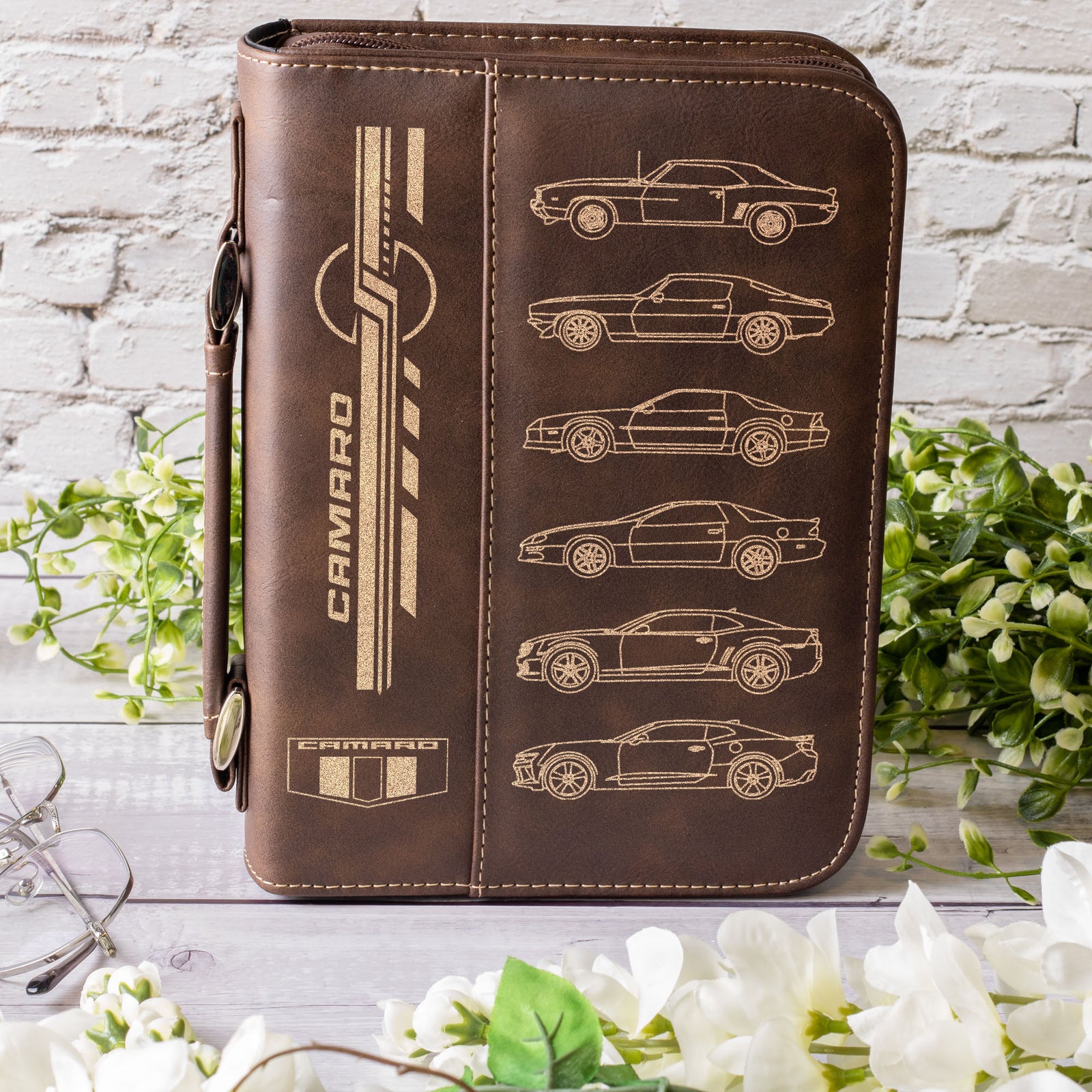 Camaro Collection Leather Book/Bible Cover