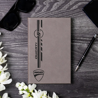 Ducati Laser Engraved Leather Journal