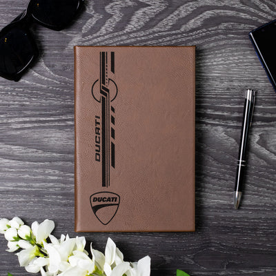 Ducati Laser Engraved Leather Journal
