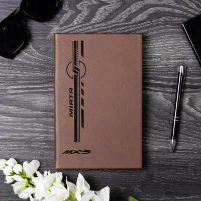 Miata MX-5 Laser Engraved Leather Journal