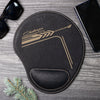 Challenger Engraved Leather Mouse Pad