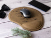Challenger Silhouette Collection Engraved Leather Mouse Pad