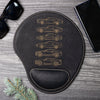 Camaro Silhouette Collection Engraved Leather Mouse Pad