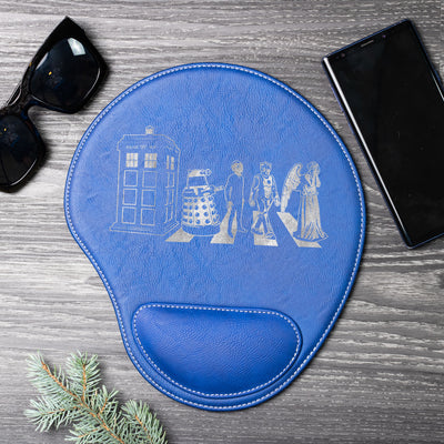Doctors the B. Parody - Laser Engraved Leather Mouse Pad With Arm Rest