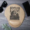 Godzilla Laser Engraved Leather Mouse Pad With Arm Rest - A Vintage Collection