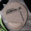 Z-car Engraved Leather Mouse Pad