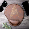 Starfleet Insignia Laser Engraved Leather Mouse Pad