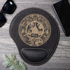 S.W. Calendar Laser Engraved Leather Mouse Pad