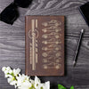 Z-car Silhouette Collection Laser Engraved Leather Journal
