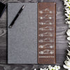 Vette Silhouette Collection Engraved Leather Portfolio