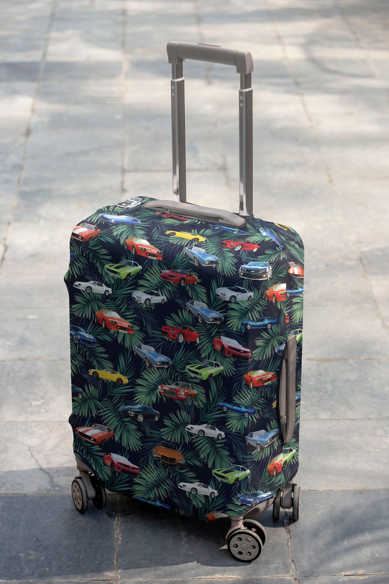 Camaro Aloha Hawaiian Art Luggage Cover