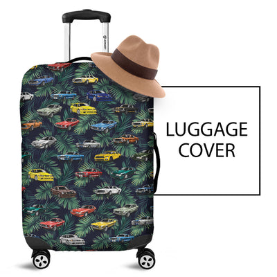 Mustang Aloha Hawaiian Art Luggage Cover