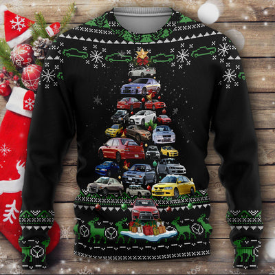 Lancer Evo Christmas Sweater