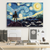 Link Starry Night Framed Canvas Poster