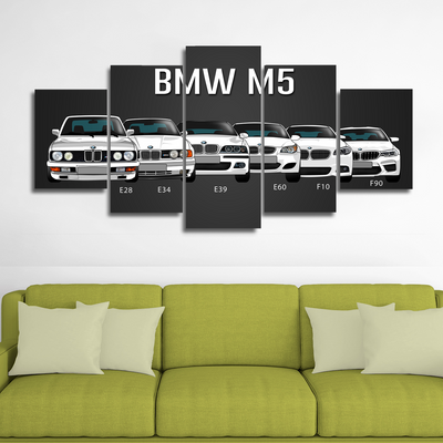 5 Series (M5 version) Canvas Wall Art