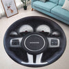 Challenger Steering Wheel Collection Round Rug