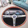 Stang Steering Wheel Collection Round Rug