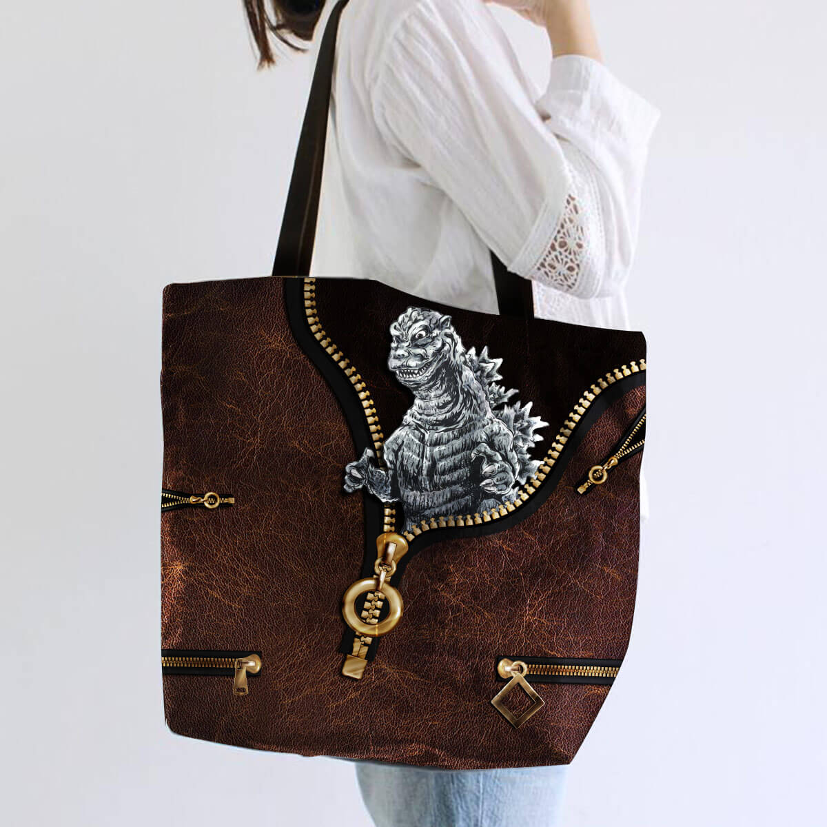 Godzilla Collection Art Tote Bag