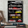 Stang Racing Family Canvas Wall Art