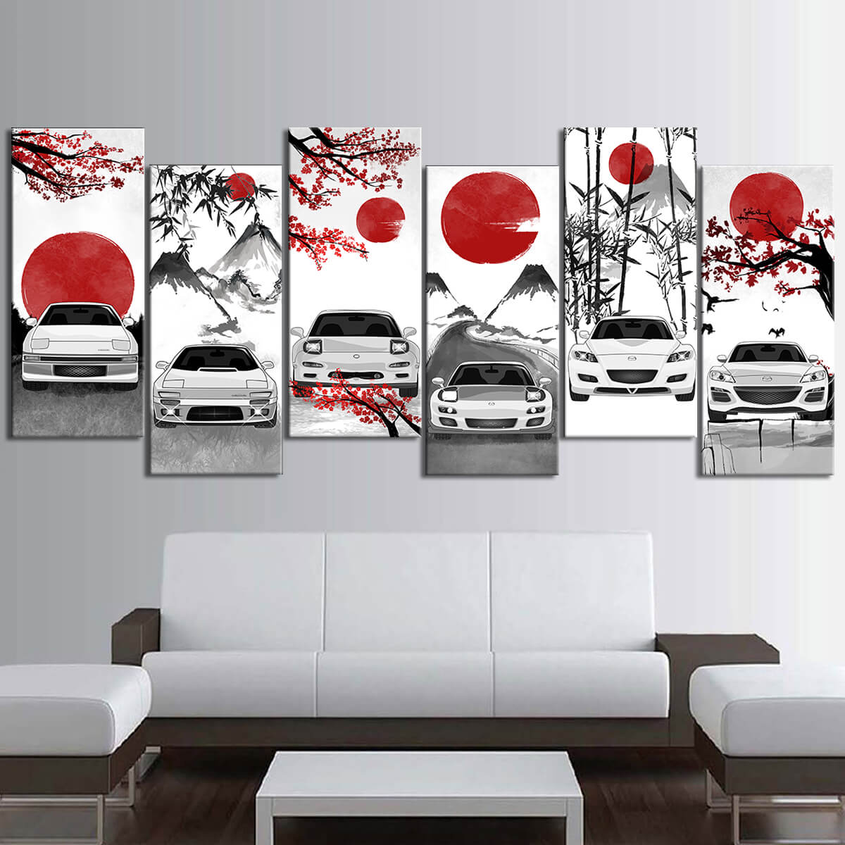Mazda RX7 RX8 Eastern Style Canvas Wall Art