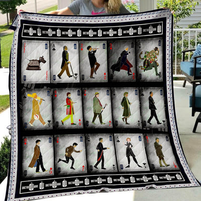 Doctor Who Poker Collection Art Quilt