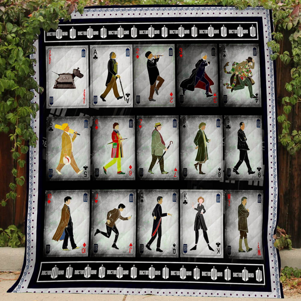 Doctor Who Poker Collection Art Quilt