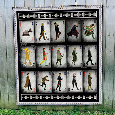 Doctor Who Poker Collection Art Quilt