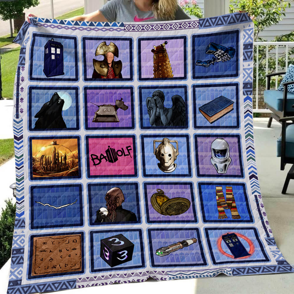 Doctor Who Iconic Frames Quilt