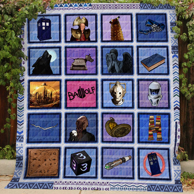 Doctor Who Iconic Frames Quilt