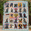 Kaiju Collection Art Quilt